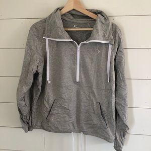 Athletic windbreaker zip - sz m